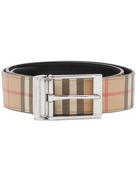 nordstrom black burberry belt|Burberry reversible check belt.